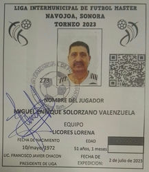 Foto de MIGUEL ENRIQUE SOLORZANO VALENZUELA